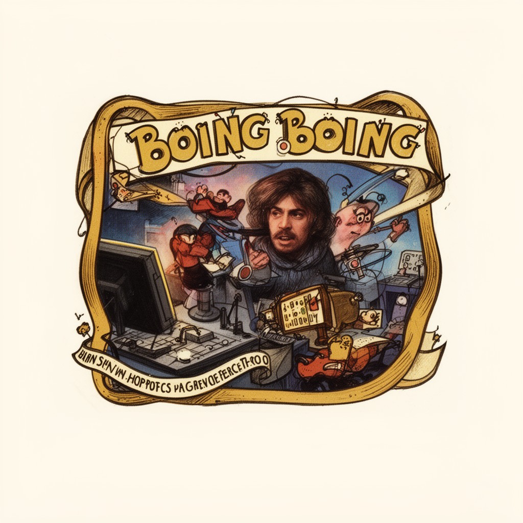 AI-generated illustration of Boing Boing