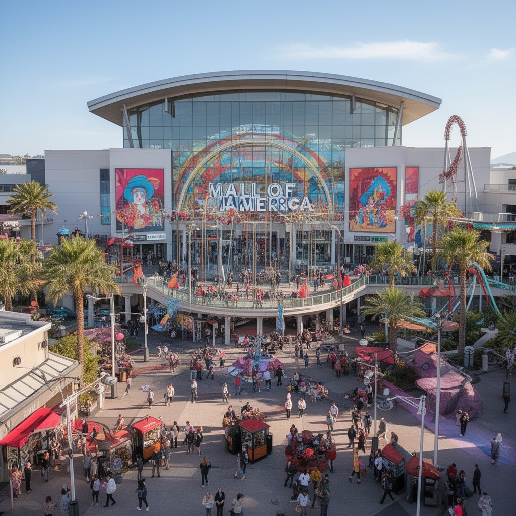 AI-generated illustration of Mall of America