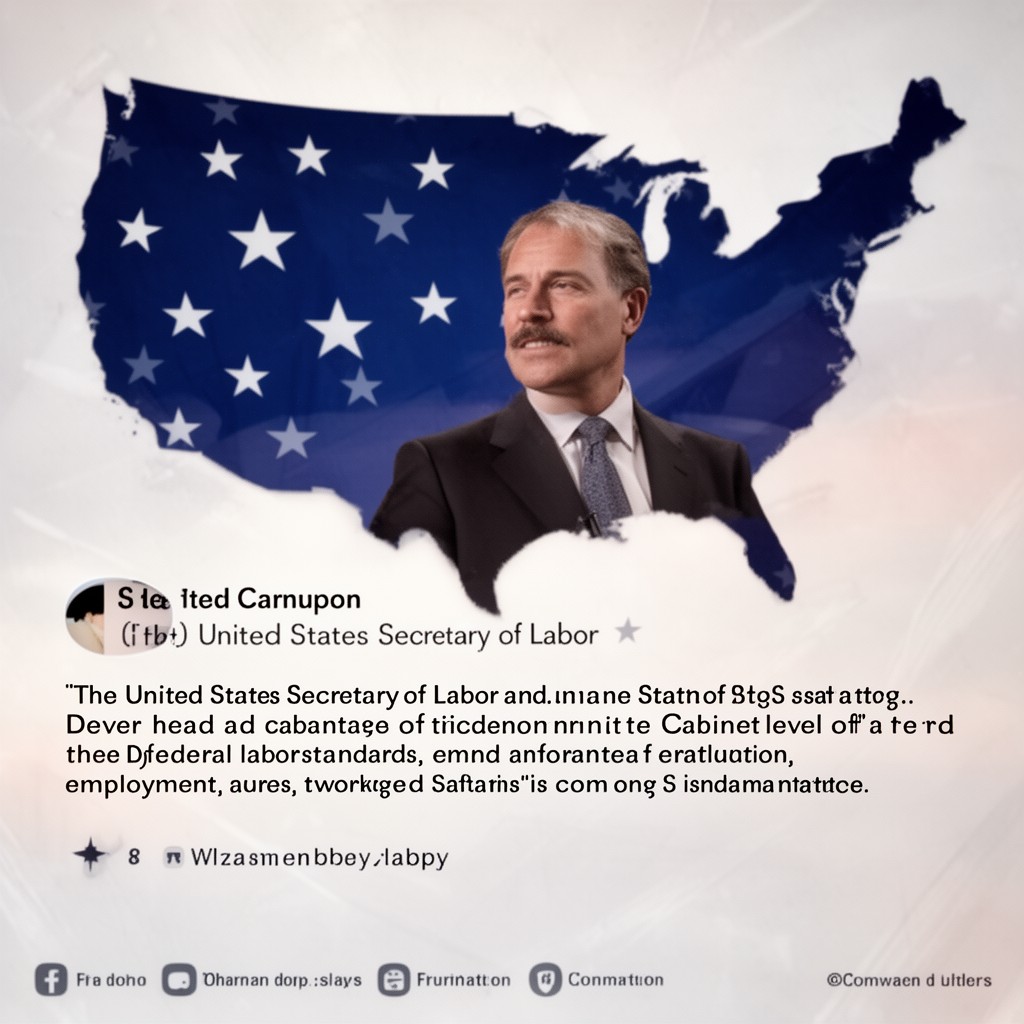 AI-generated illustration of United States Secretary of Labor