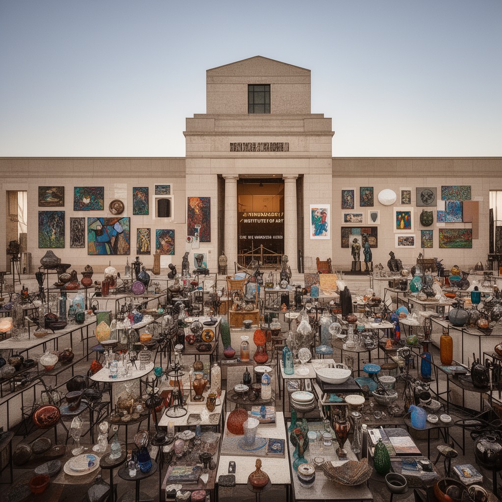 AI-generated illustration of Minneapolis Institute of Art