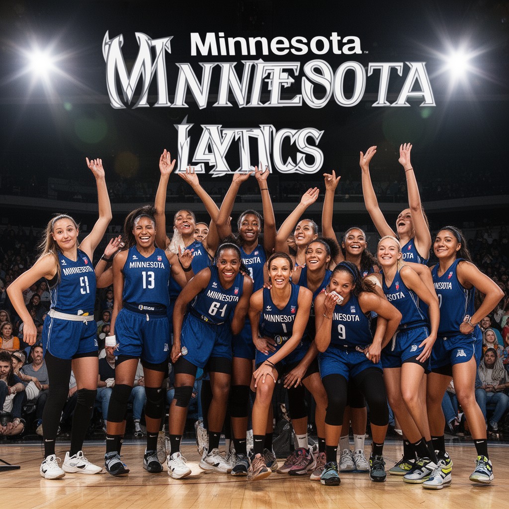 AI-generated illustration of Minnesota Lynx