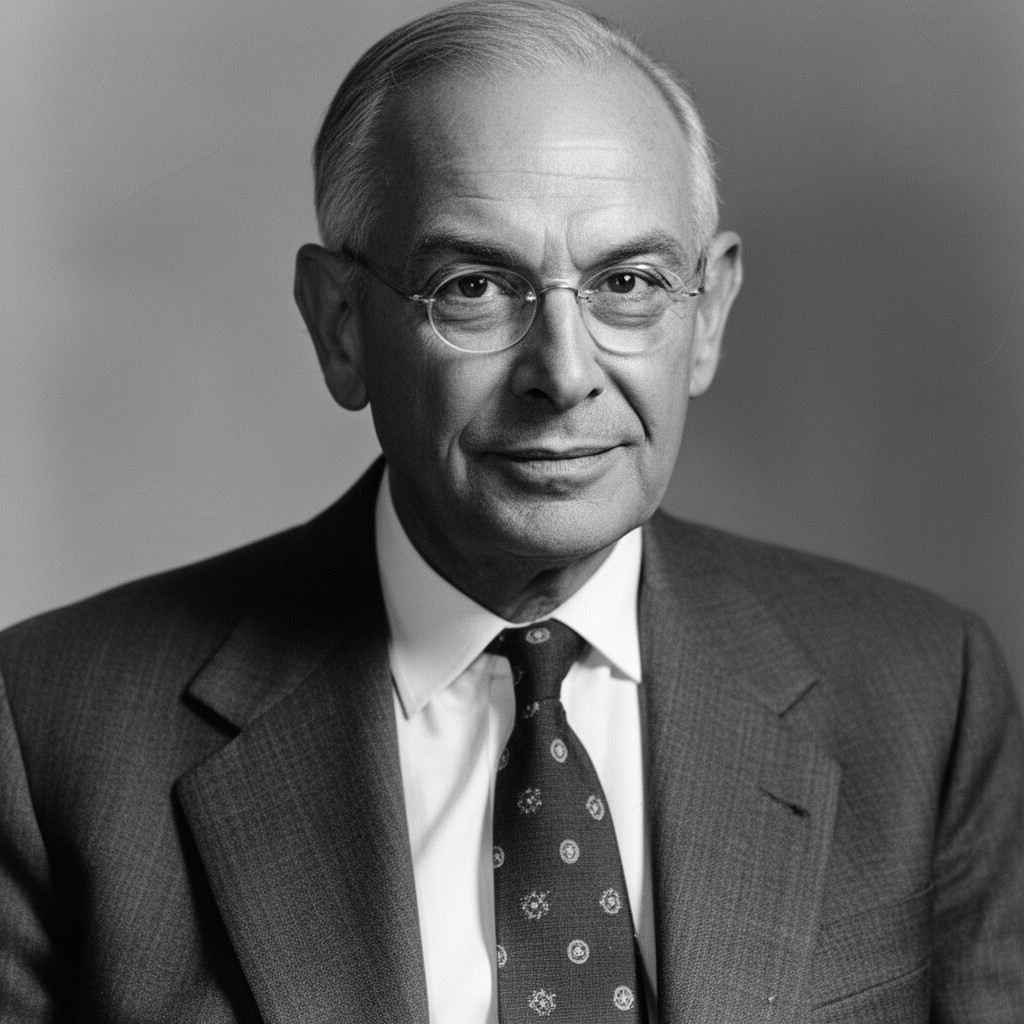 AI-generated illustration of Detlev W. Bronk