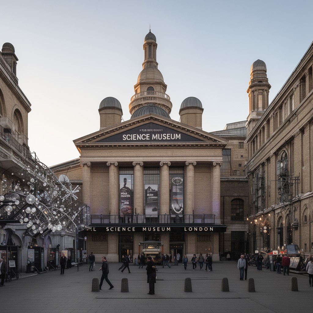 AI-generated illustration of Science Museum, London