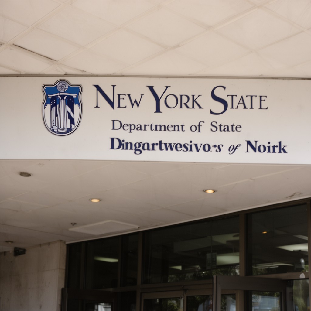 AI-generated illustration of New York State Department of State