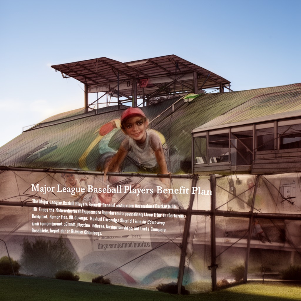 AI-generated illustration of Major League Baseball Players Benefit Plan
