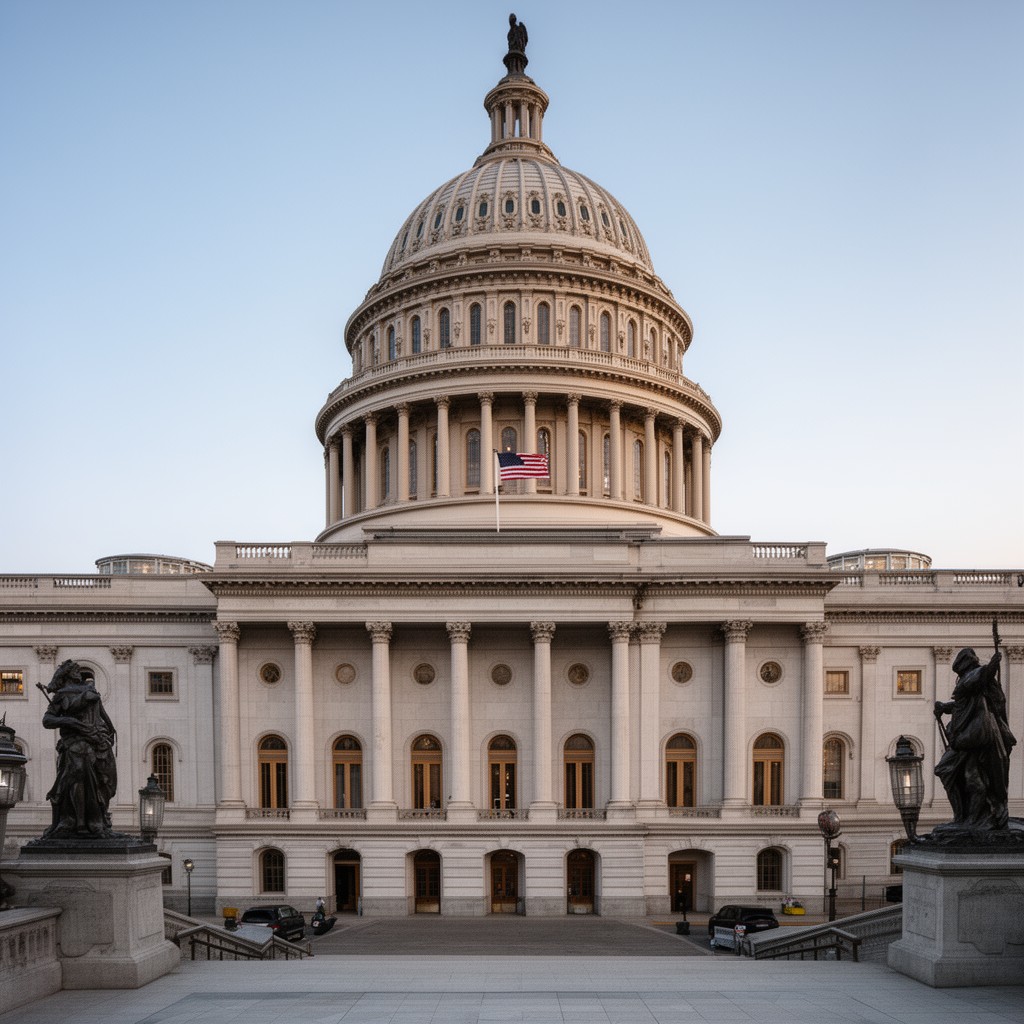 AI-generated illustration of Senate wing