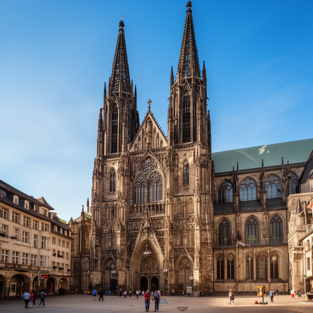 AI-generated illustration of Münster Cathedral