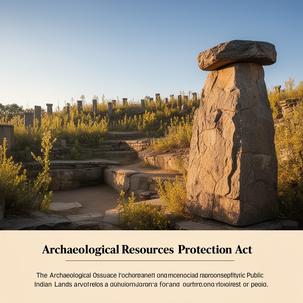 AI-generated illustration of Archaeological Resources Protection Act