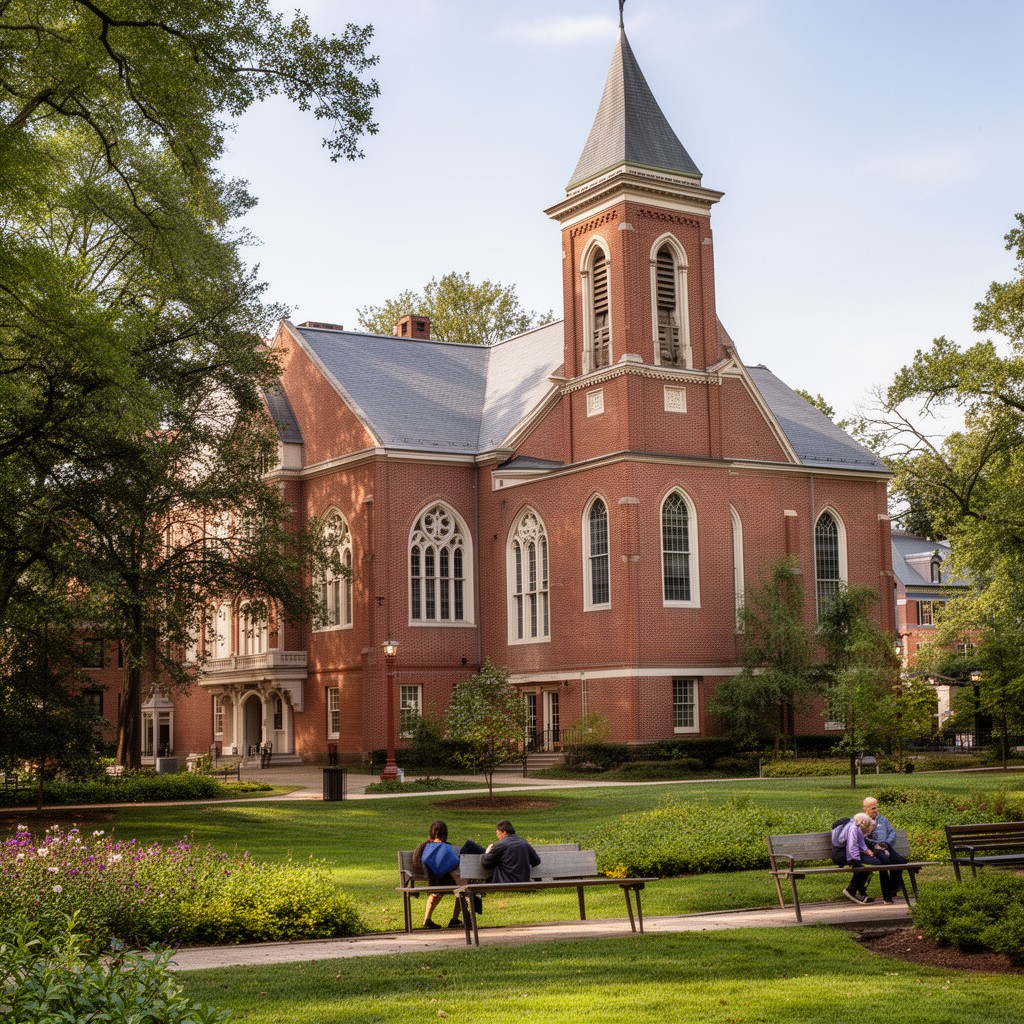 AI-generated illustration of Holden Chapel