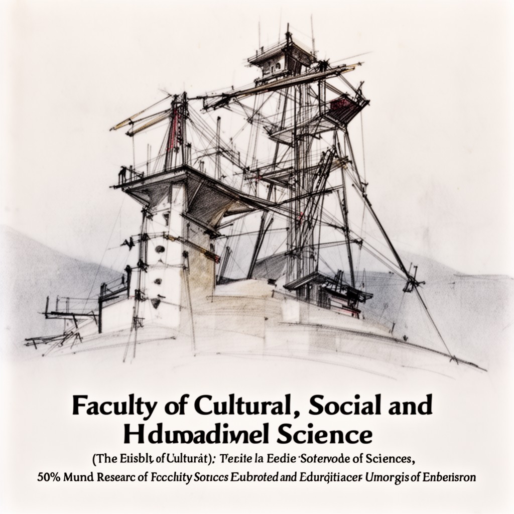 AI-generated illustration of Faculty of Cultural, Social and Educational Sciences