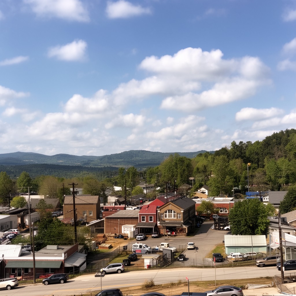 AI-generated illustration of Eden, North Carolina