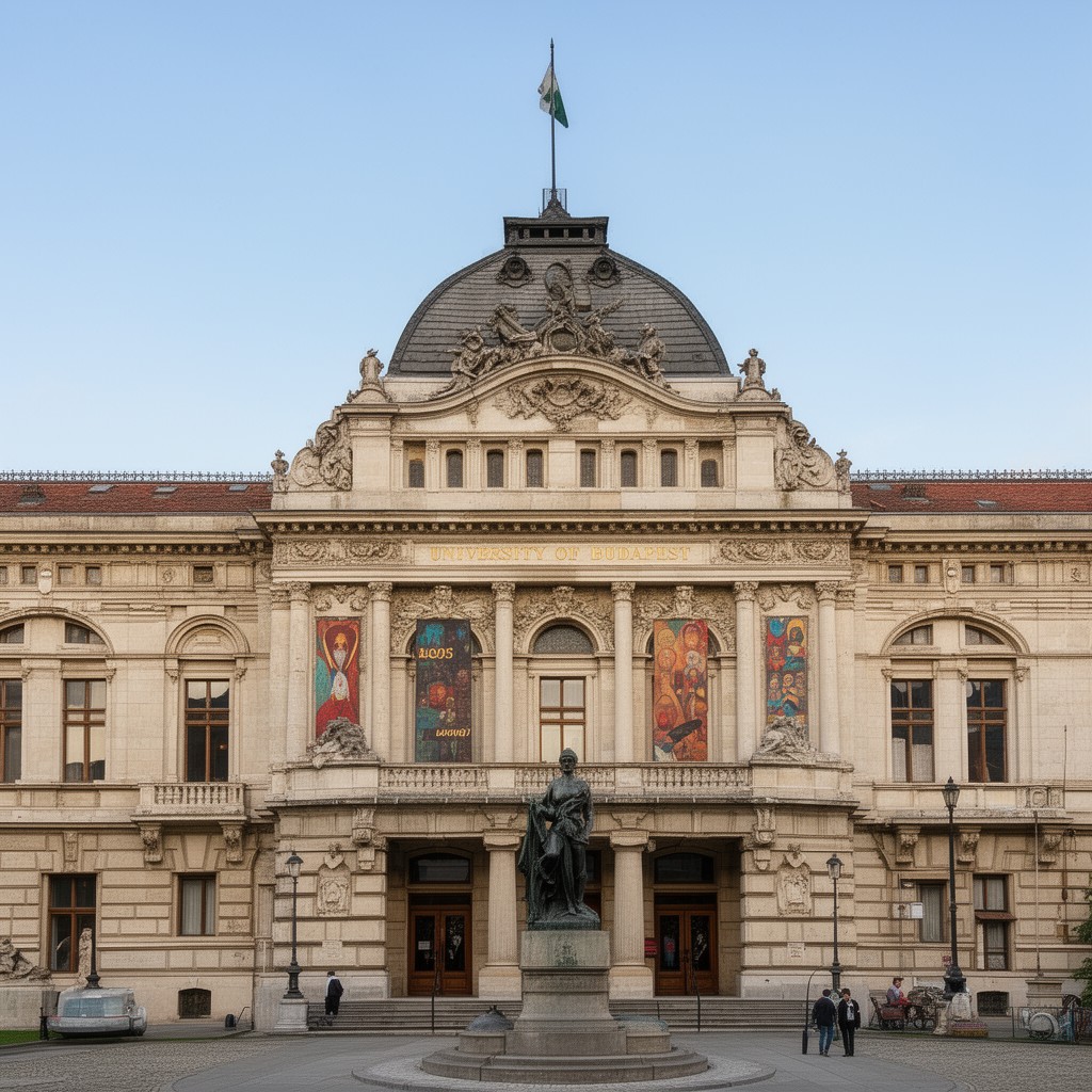 AI-generated illustration of University of Budapest