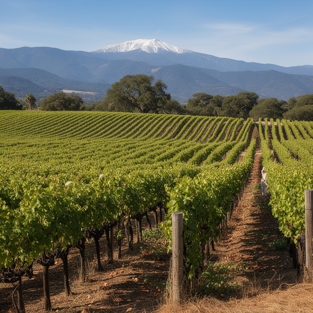 AI-generated illustration of Yountville AVA