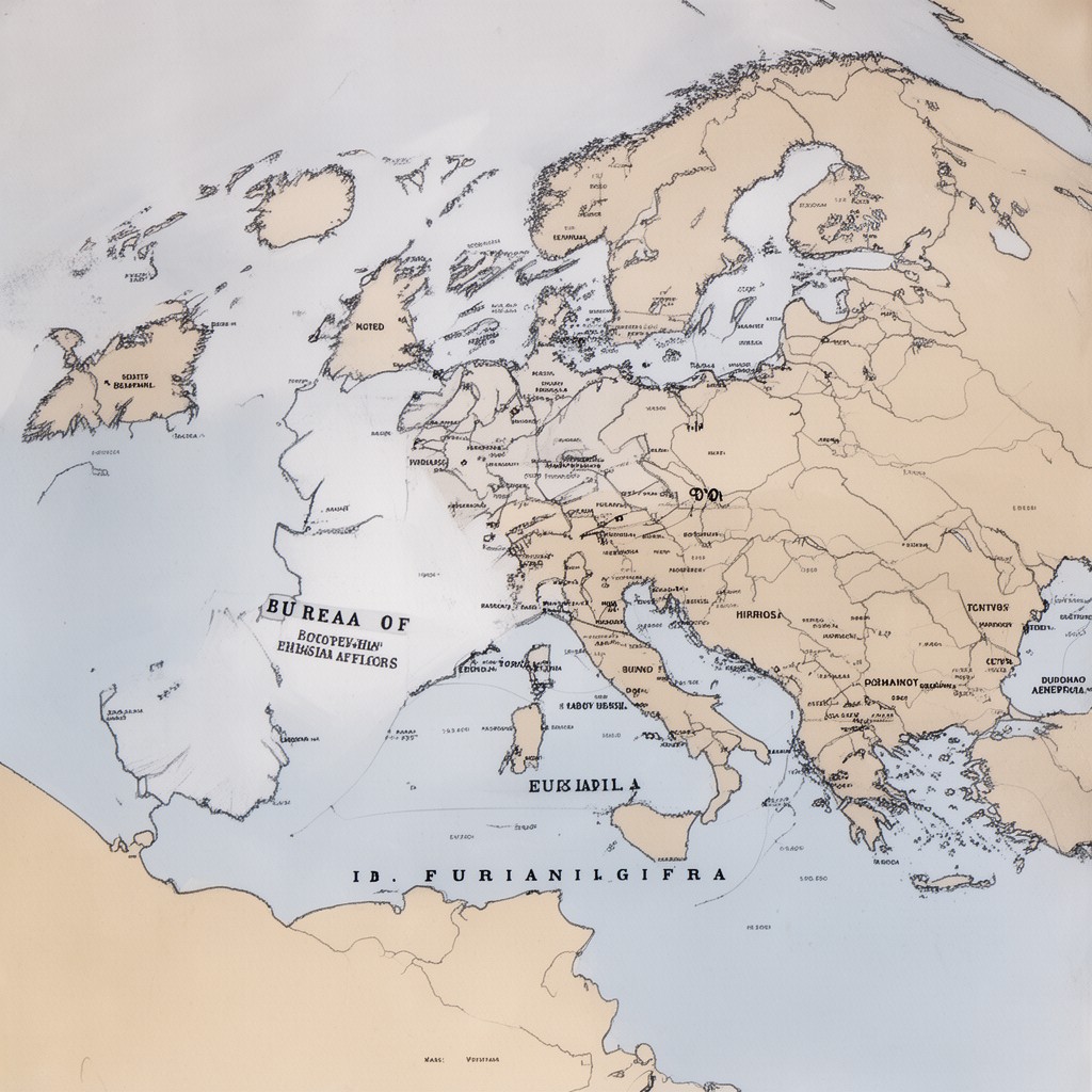 AI-generated illustration of Bureau of European and Eurasian Affairs