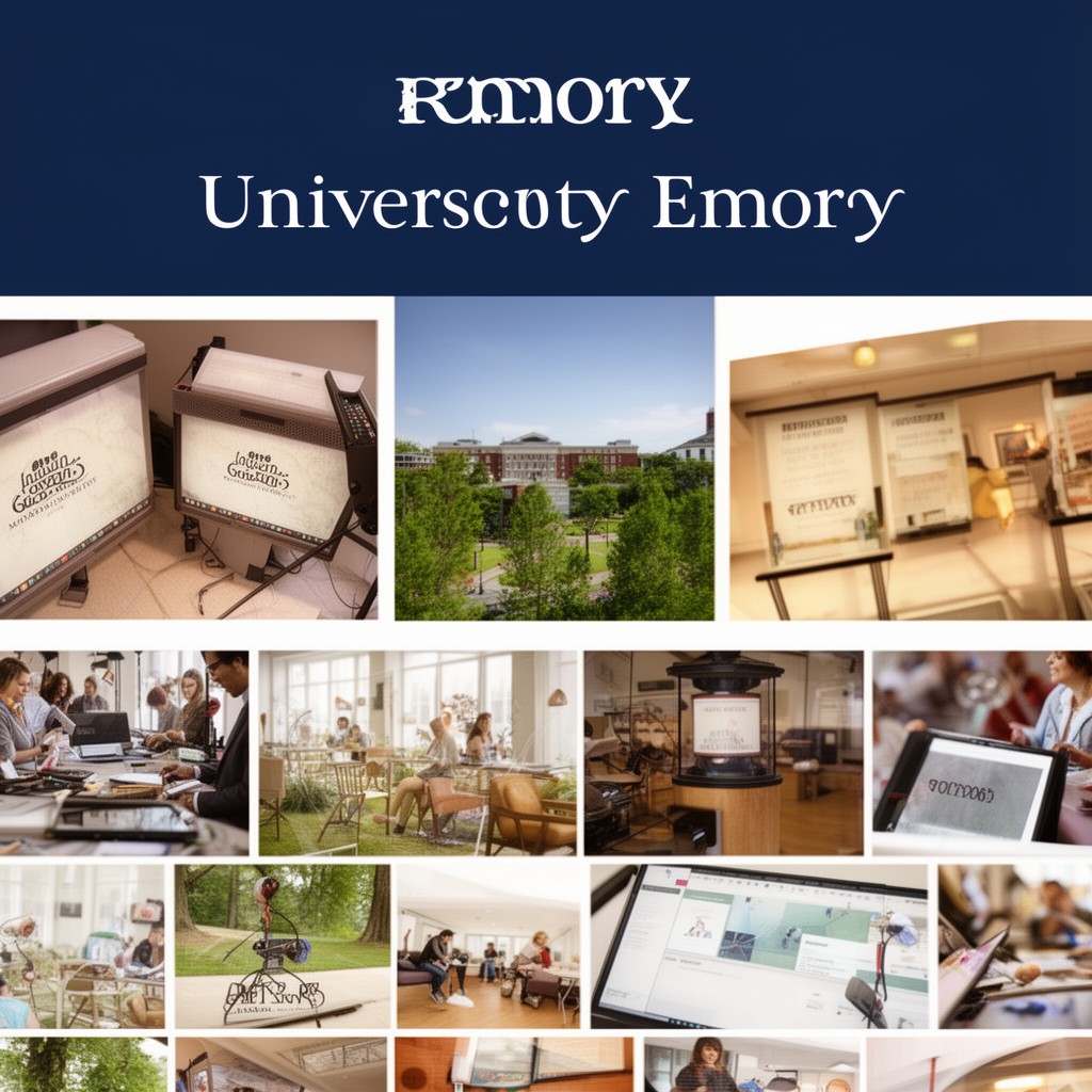 AI-generated illustration of Emory University