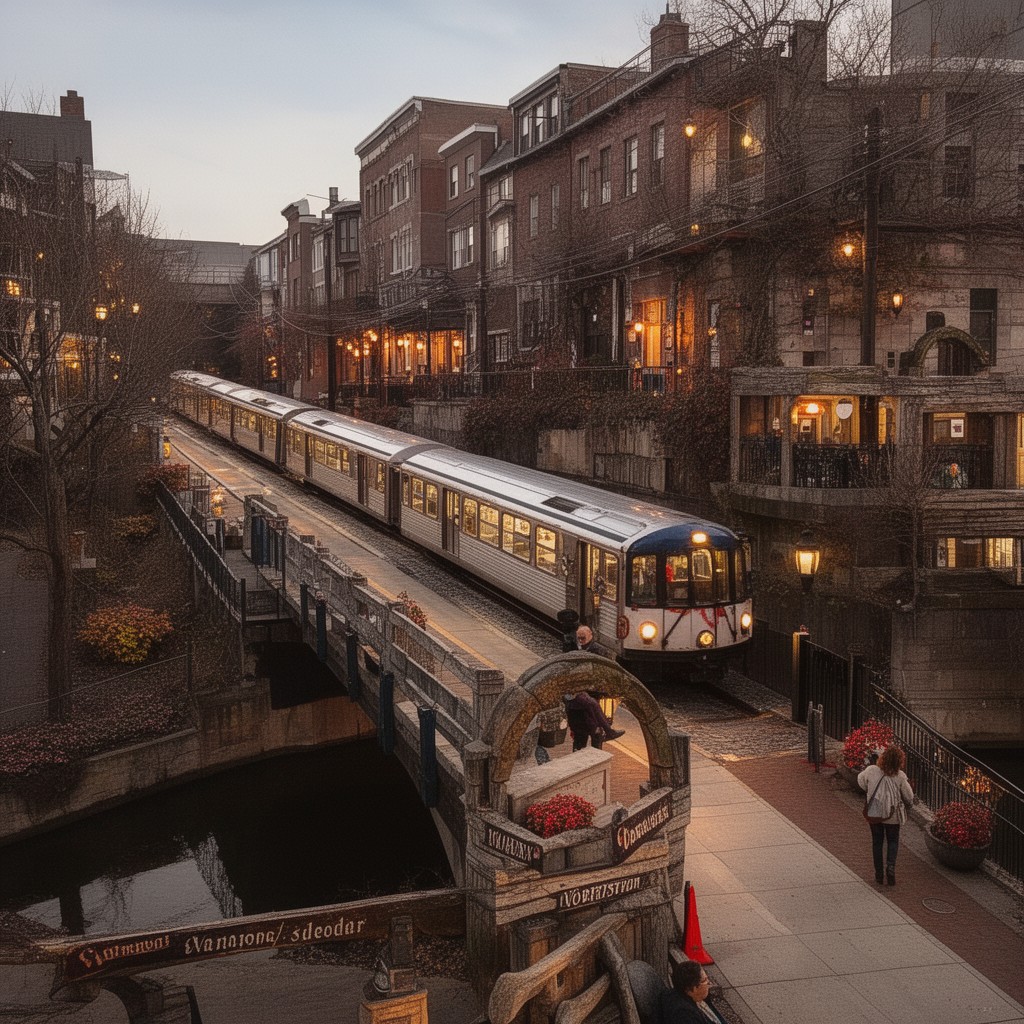 AI-generated illustration of Manayunk/Norristown Line