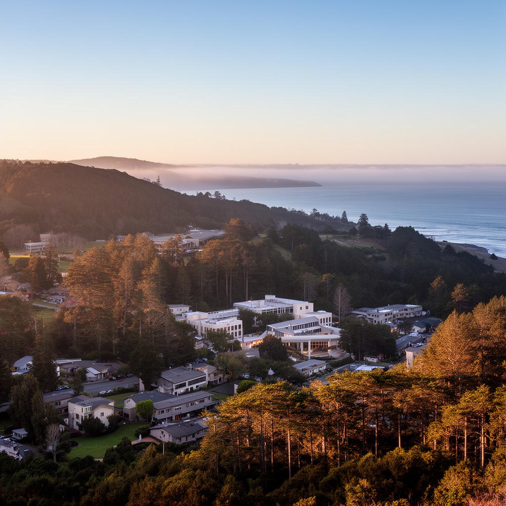 AI-generated illustration of University of California, Santa Cruz