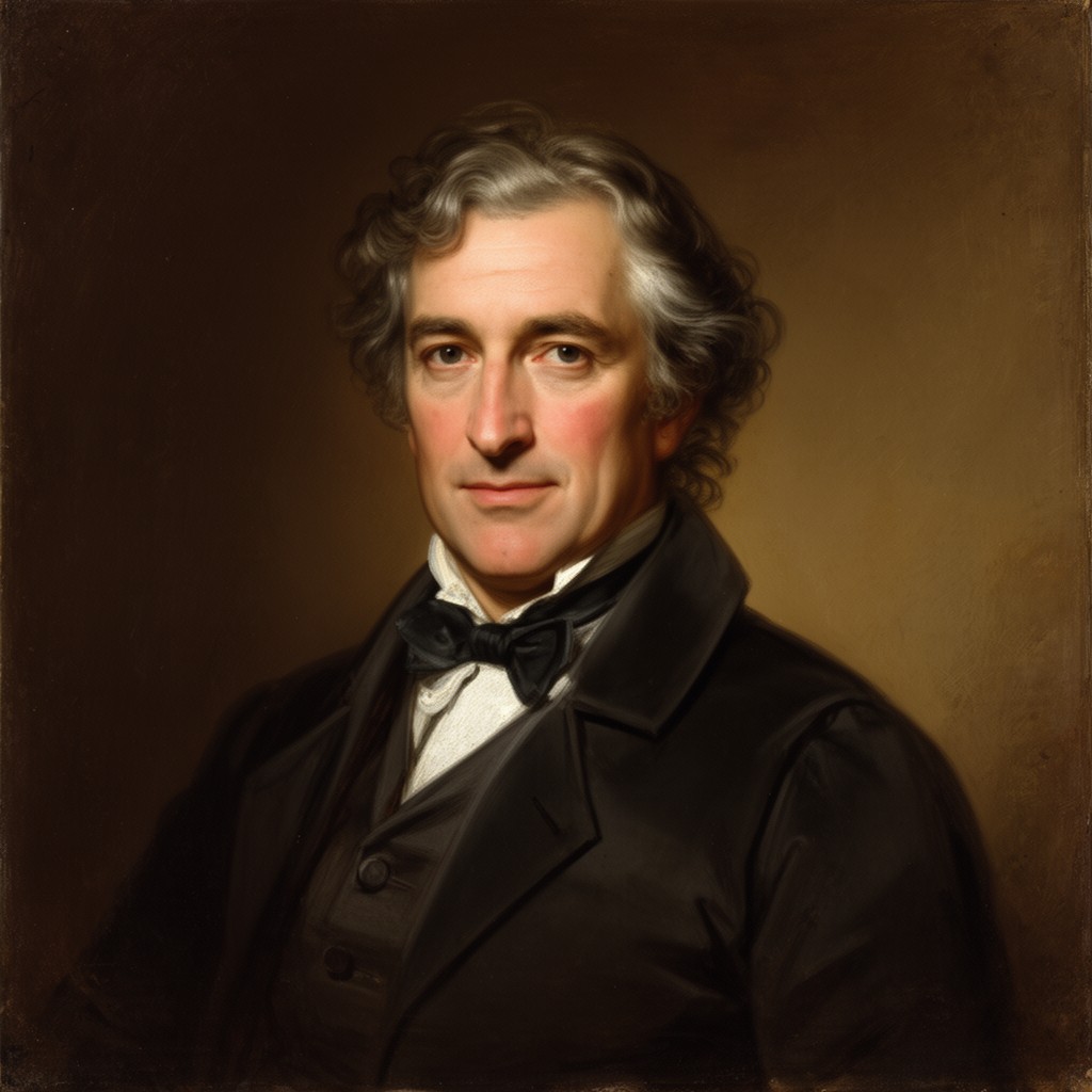 AI-generated illustration of Edward Tyrrel Channing