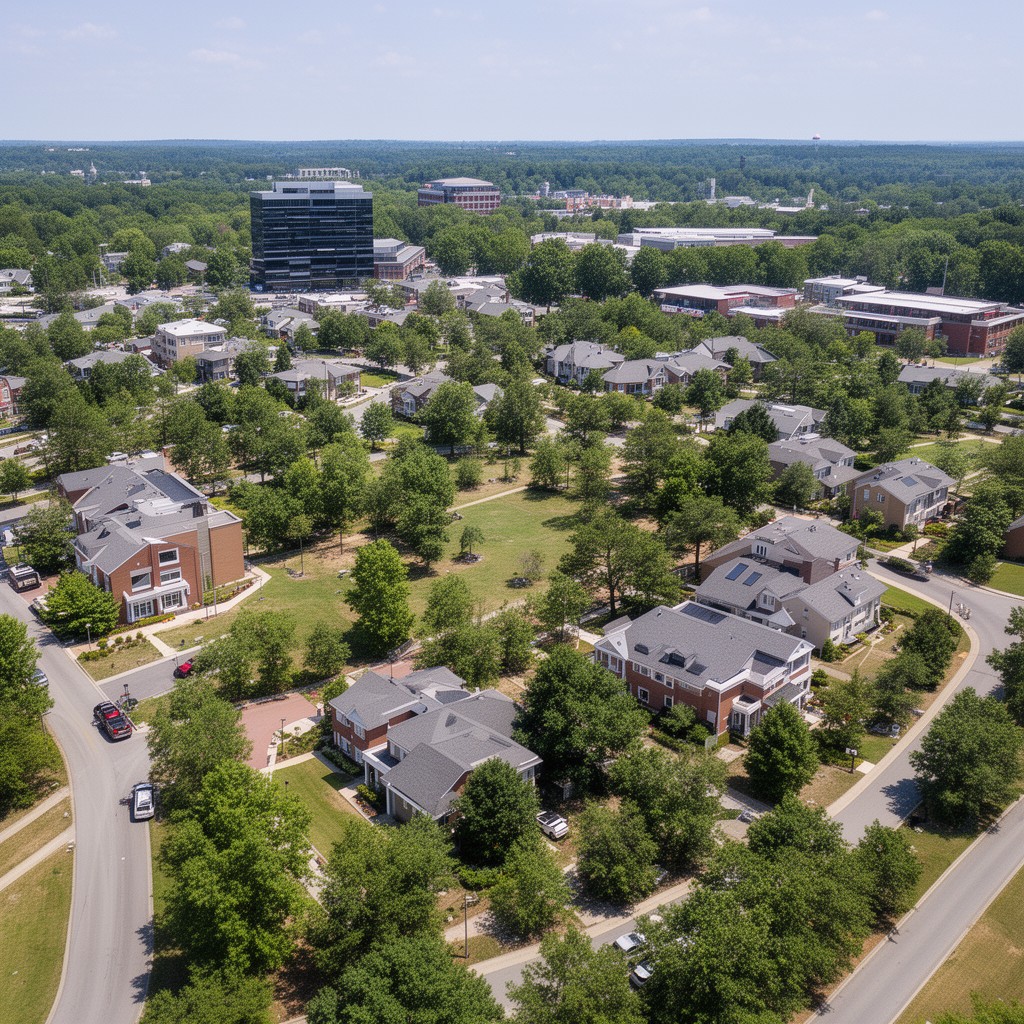 AI-generated illustration of Reston