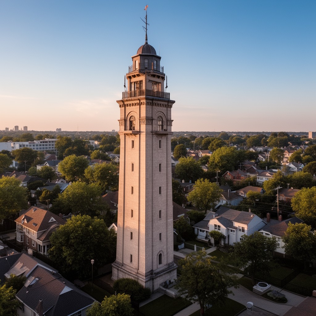 AI-generated illustration of Niles, Illinois