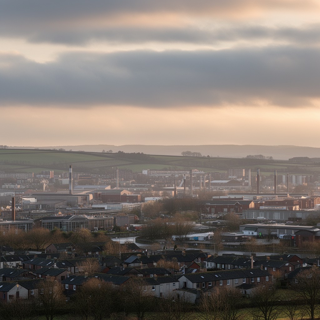 AI-generated illustration of West Lothian