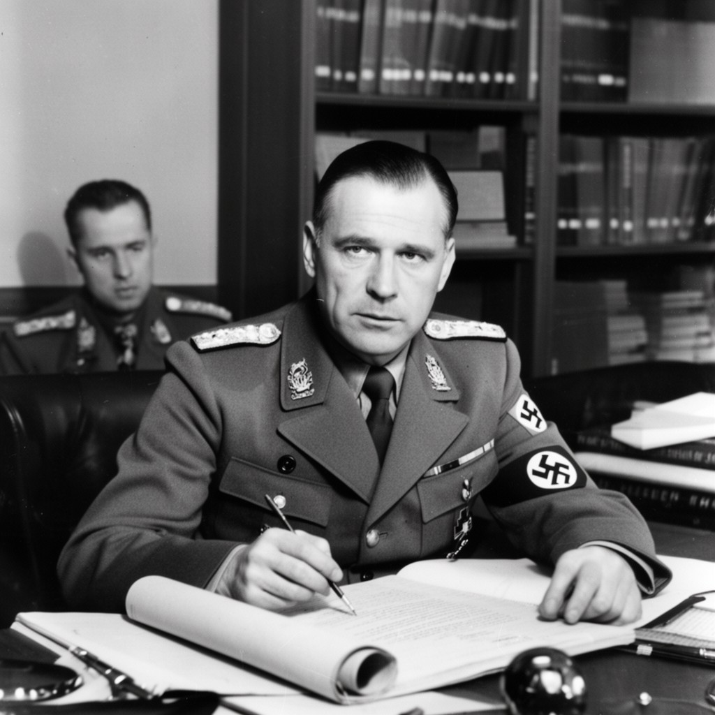 AI-generated illustration of Alfred Jodl