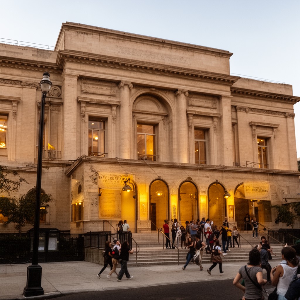 AI-generated illustration of Brooklyn Museum