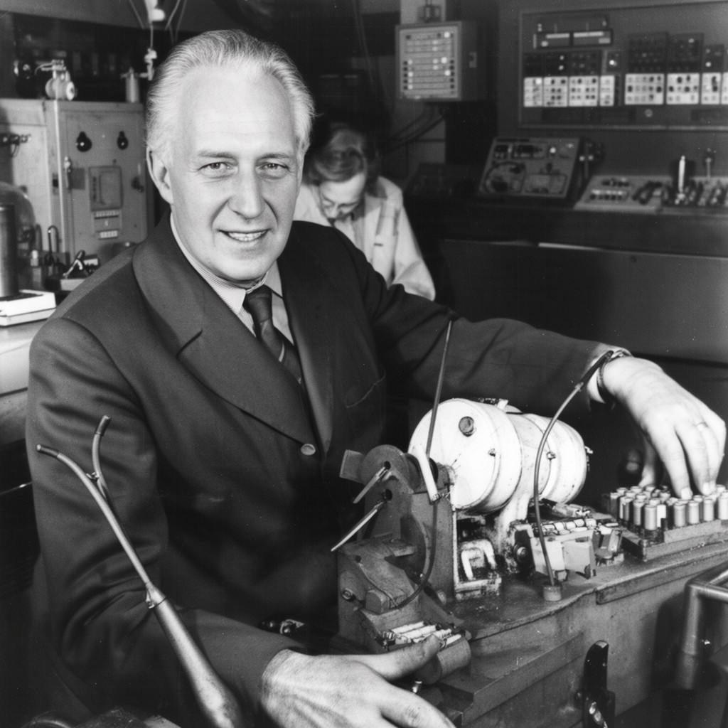 AI-generated illustration of Alfried Krupp von Bohlen und Halbach