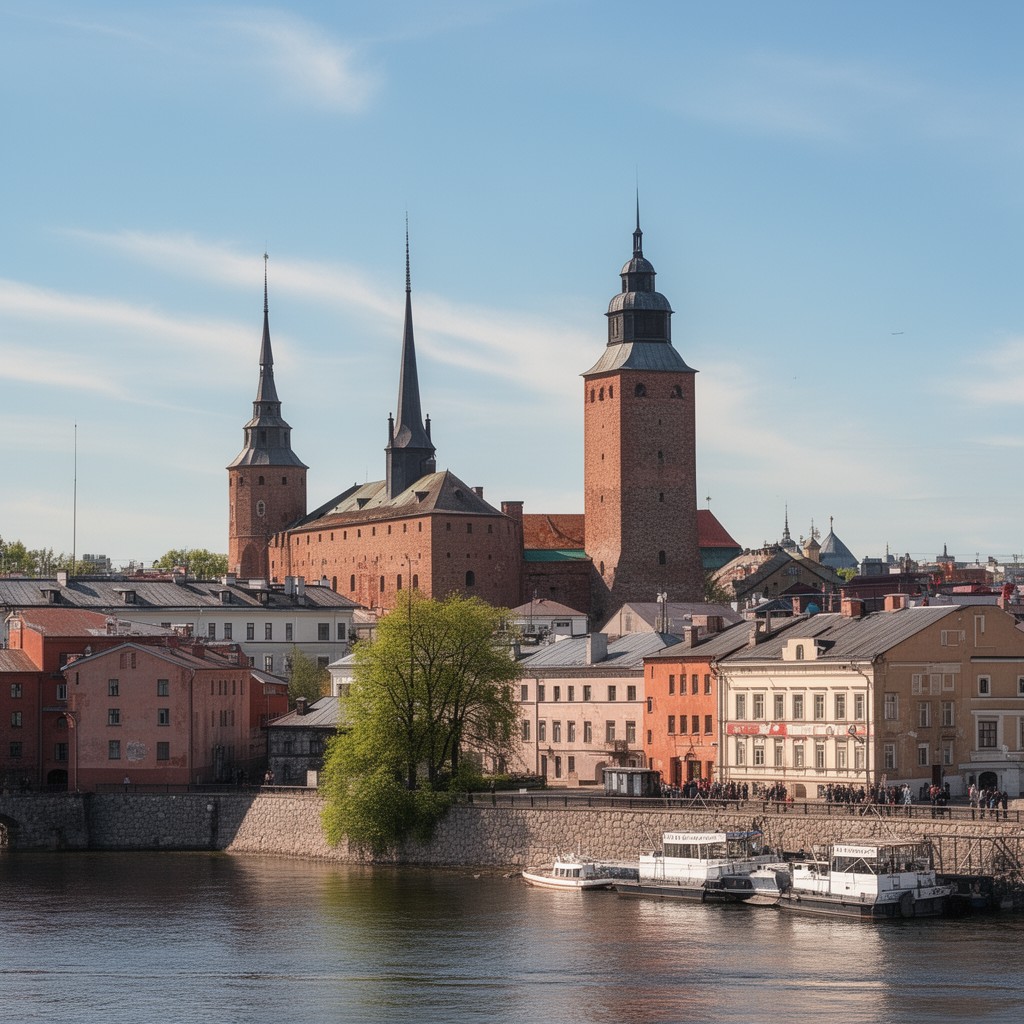 AI-generated illustration of Vyborg