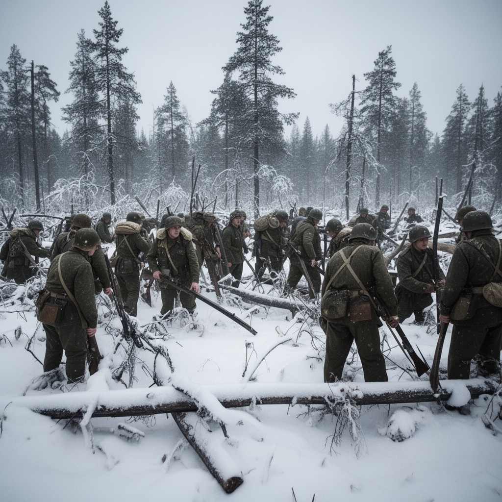AI-generated illustration of 9th Division (Finland)