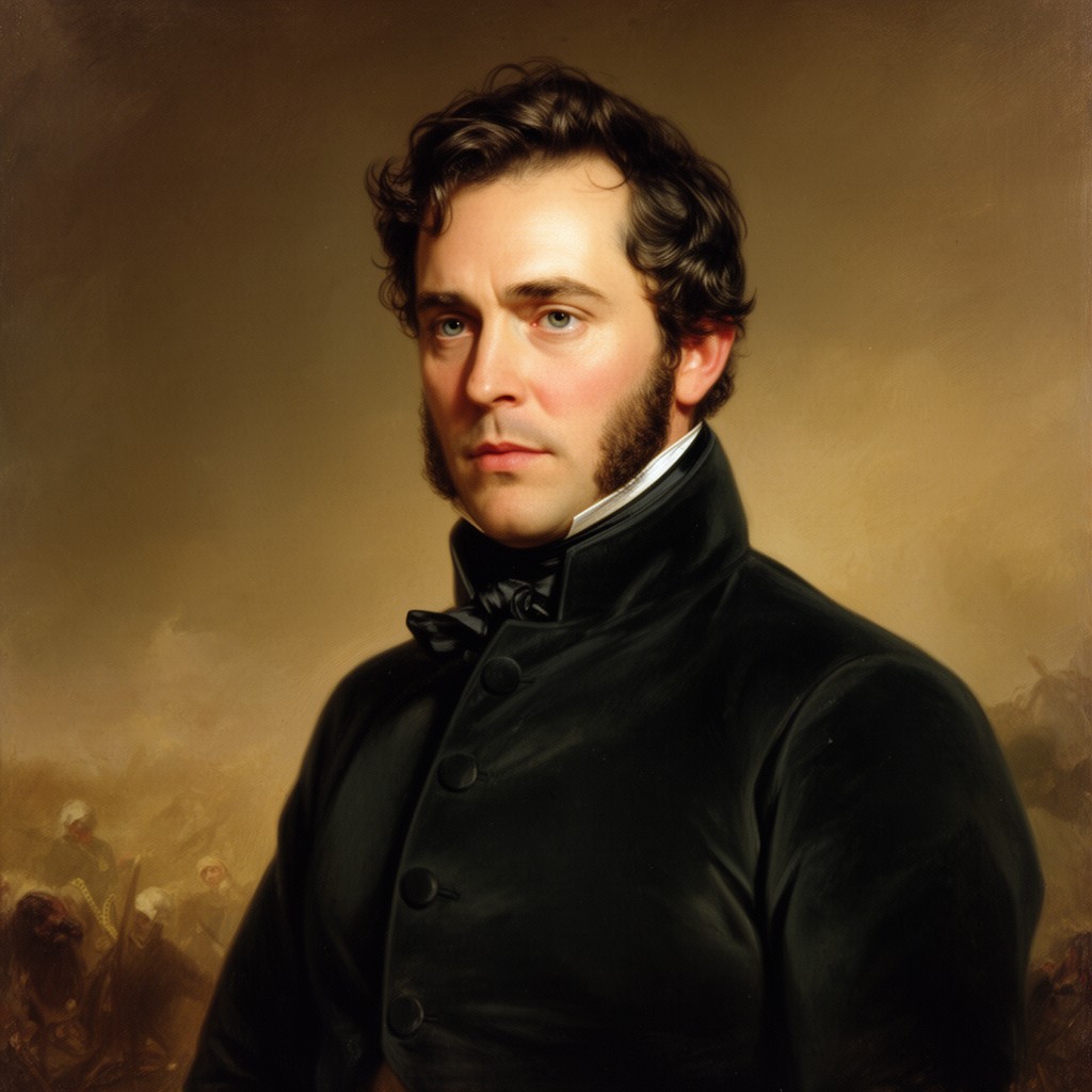AI-generated illustration of Arthur Wellesley, 1st Duke of Wellington