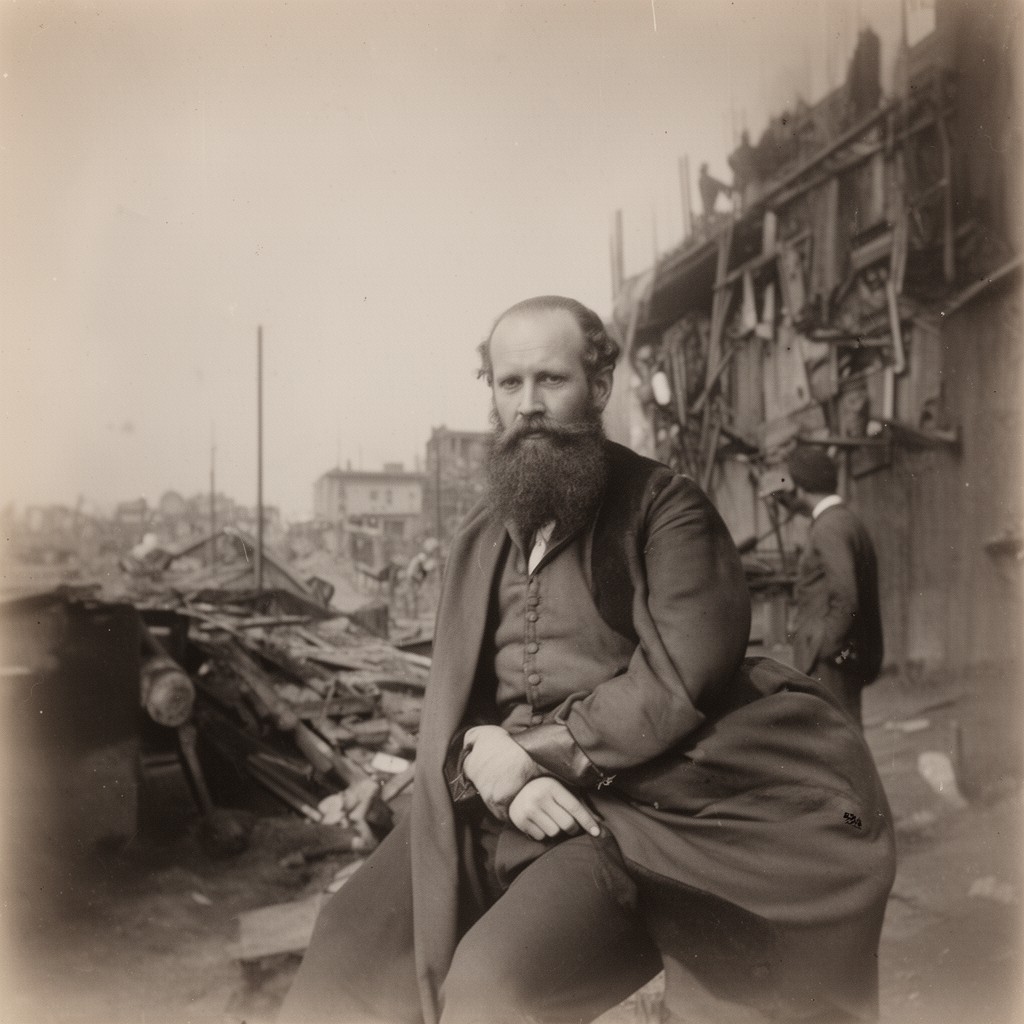 AI-generated illustration of Roger Fenton