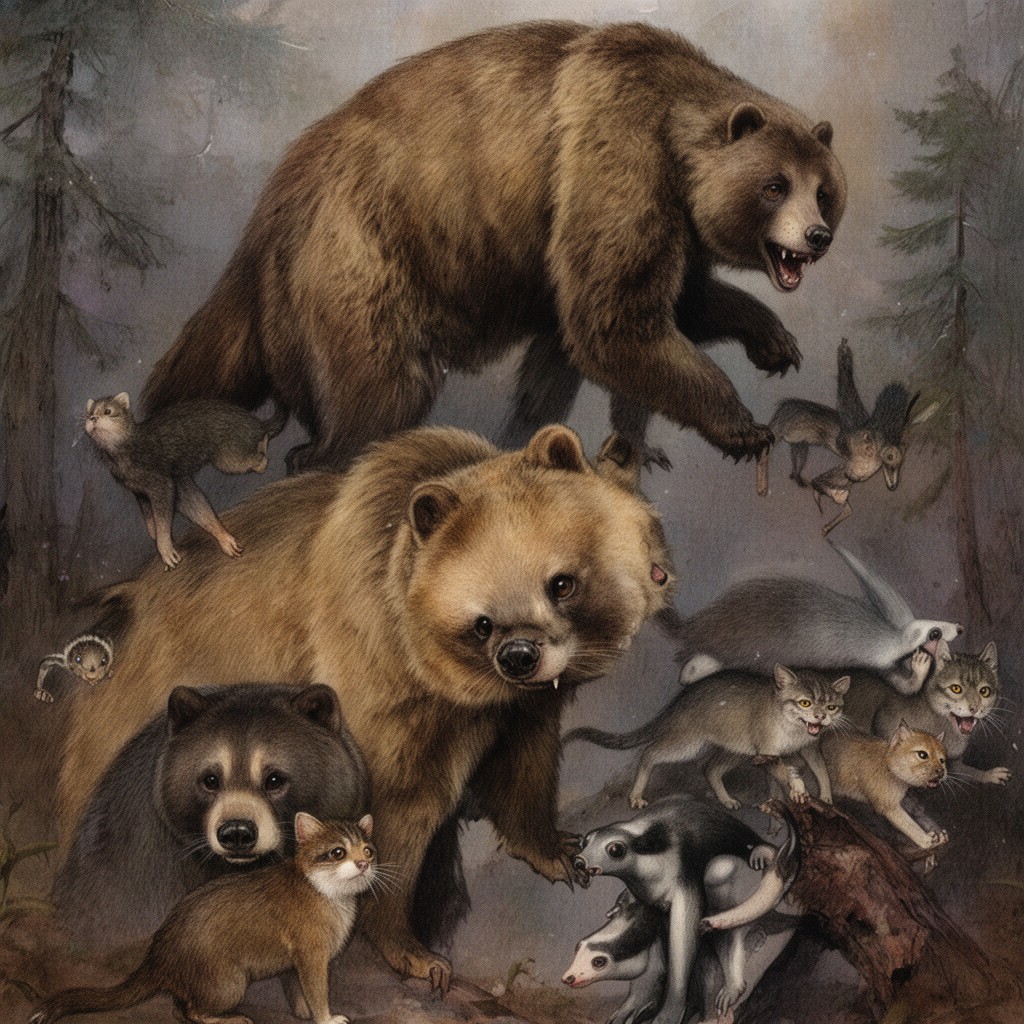 AI-generated illustration of Carnivora