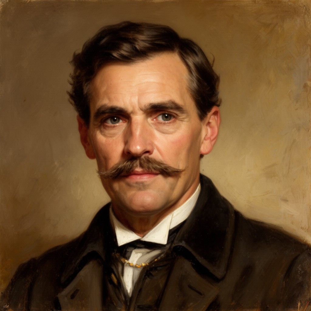 AI-generated illustration of Robert S. Garnett
