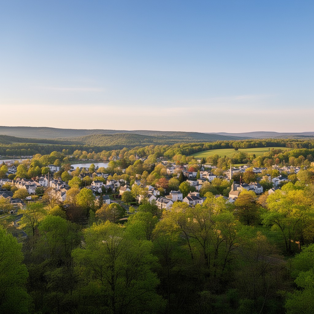 AI-generated illustration of Chester County, Pennsylvania