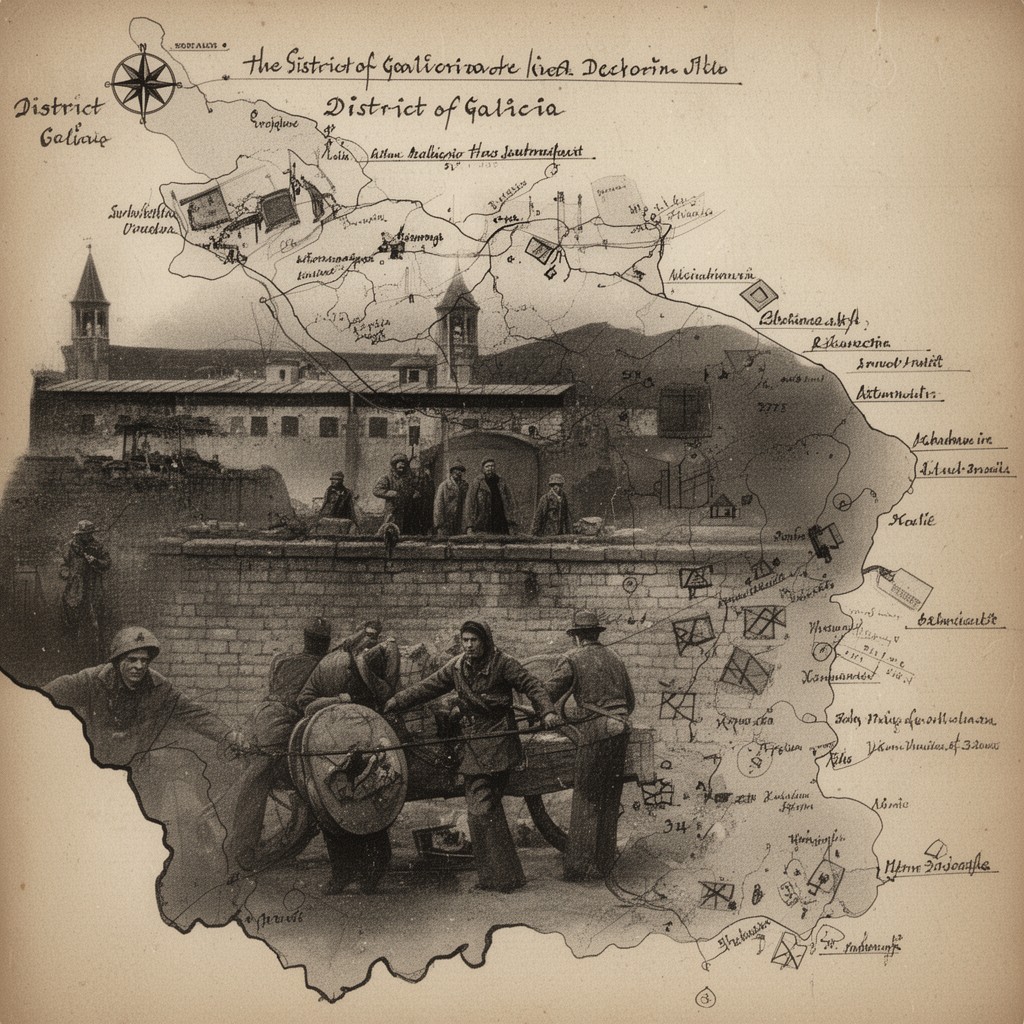 AI-generated illustration of District of Galicia