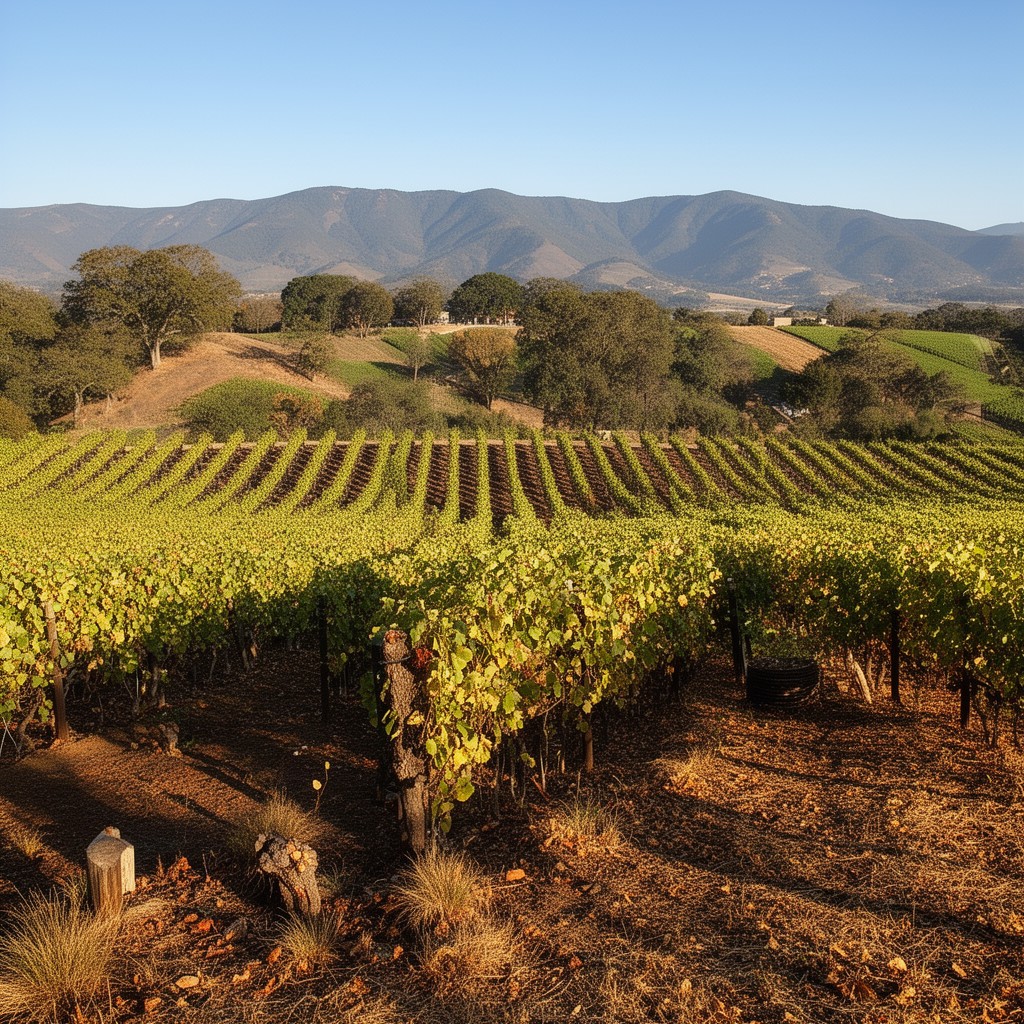 AI-generated illustration of St. Helena AVA