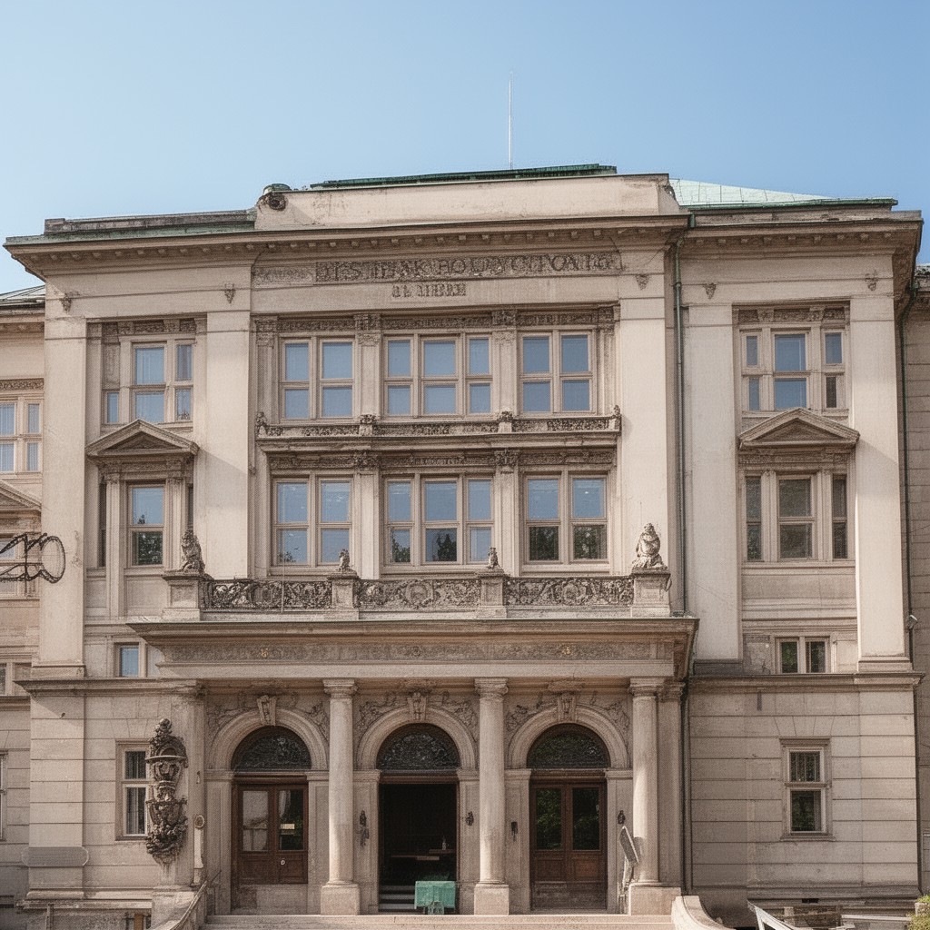AI-generated illustration of Austrian Polytechnic in Graz