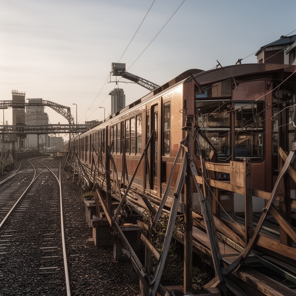 AI-generated illustration of Paoli/Thorndale Line