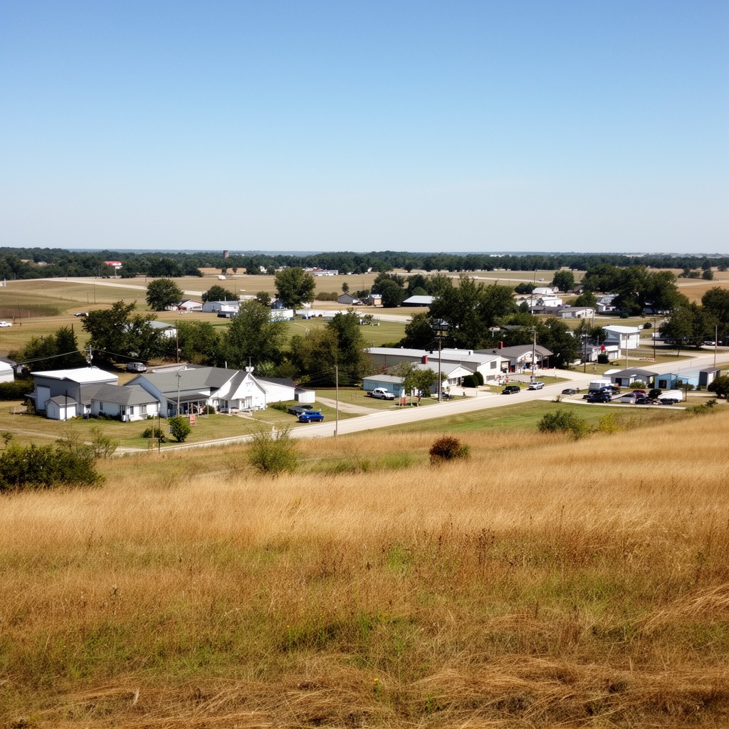 AI-generated illustration of Shelby County, Iowa