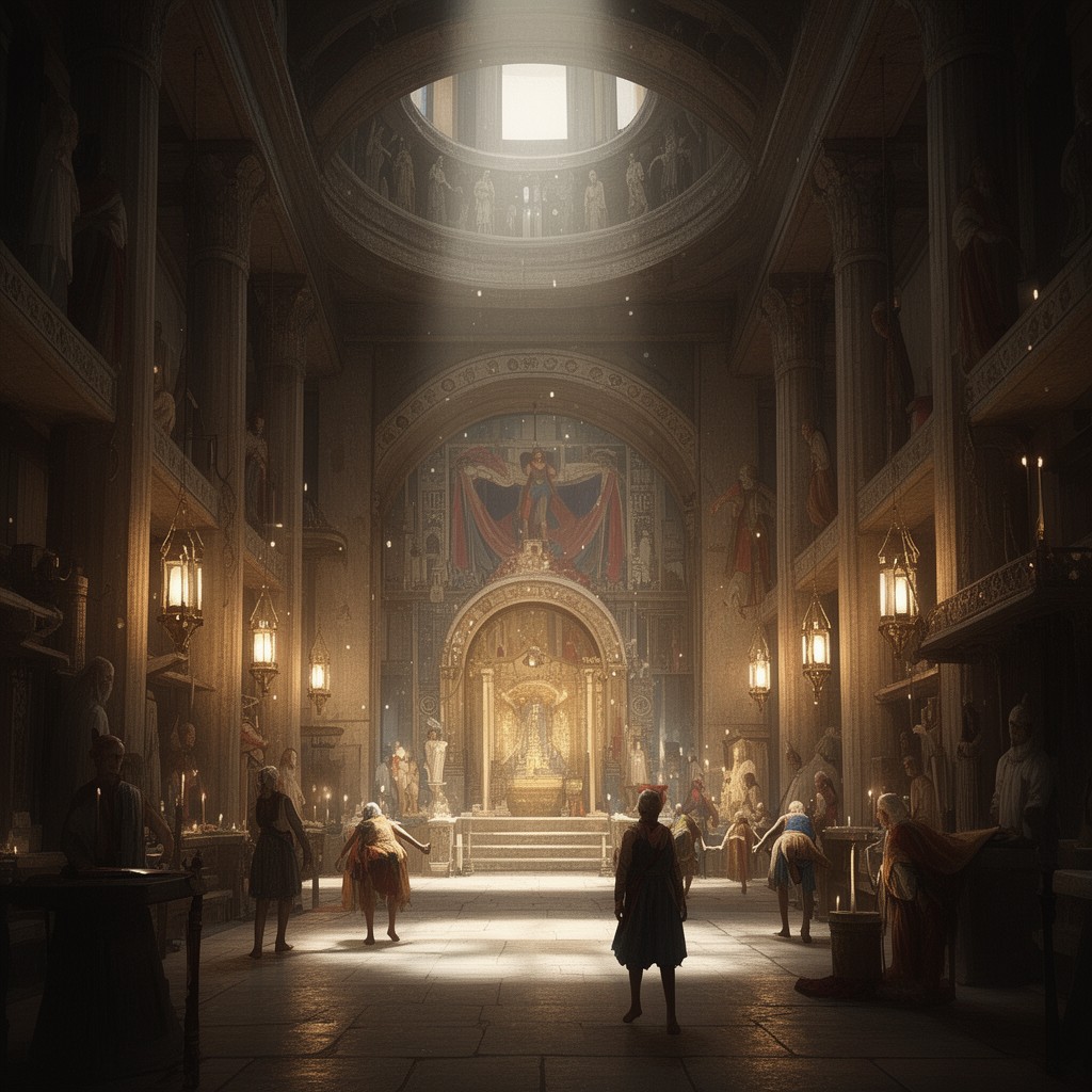 AI-generated illustration of Holy Place