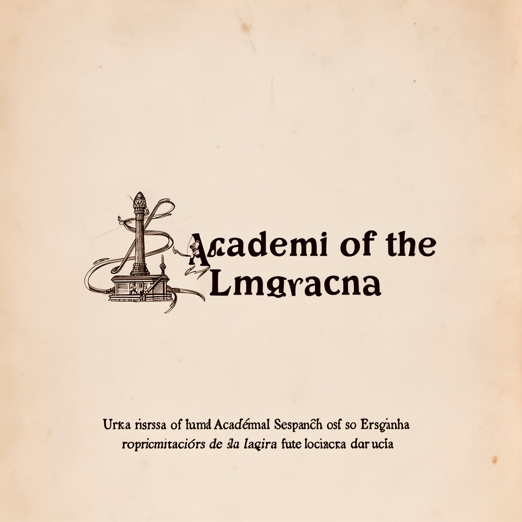 AI-generated illustration of Academy of the Spanish Language in Paraguay
