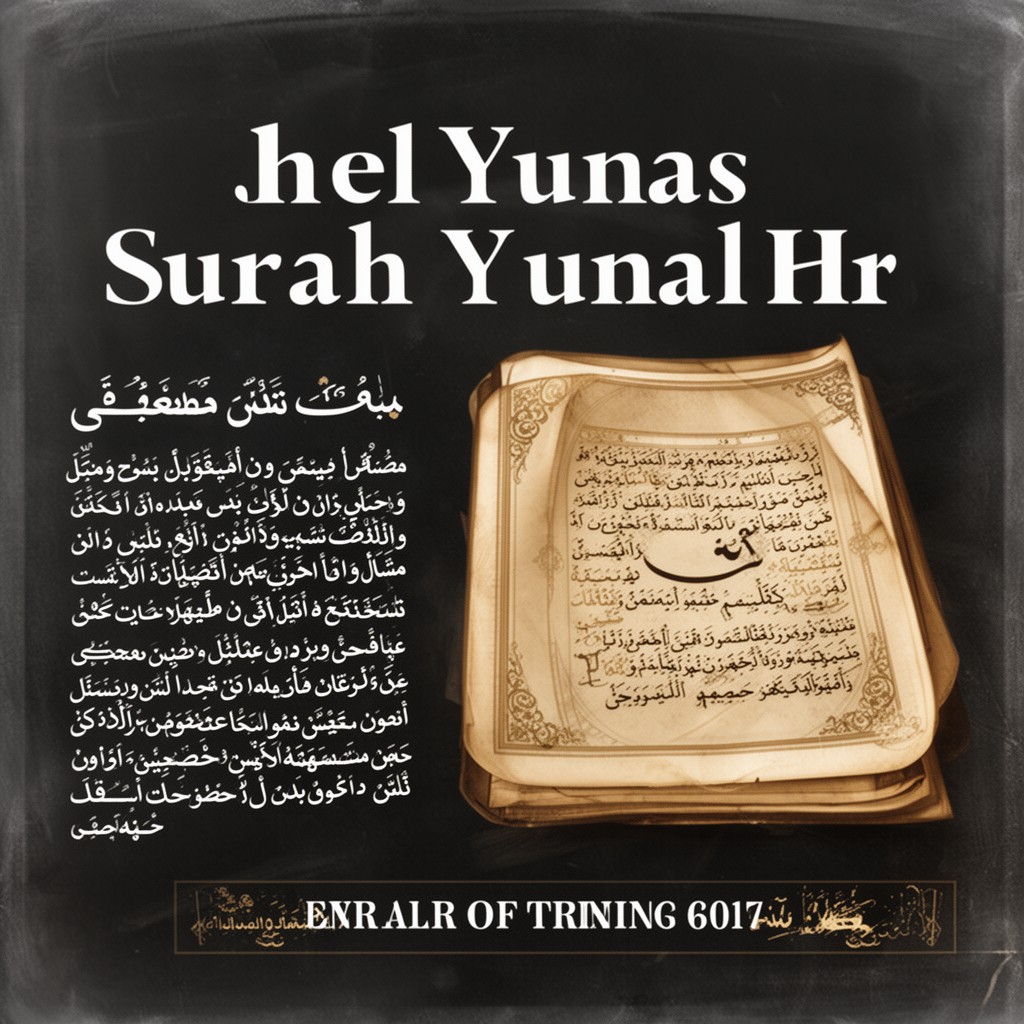 AI-generated illustration of Surah Yunus