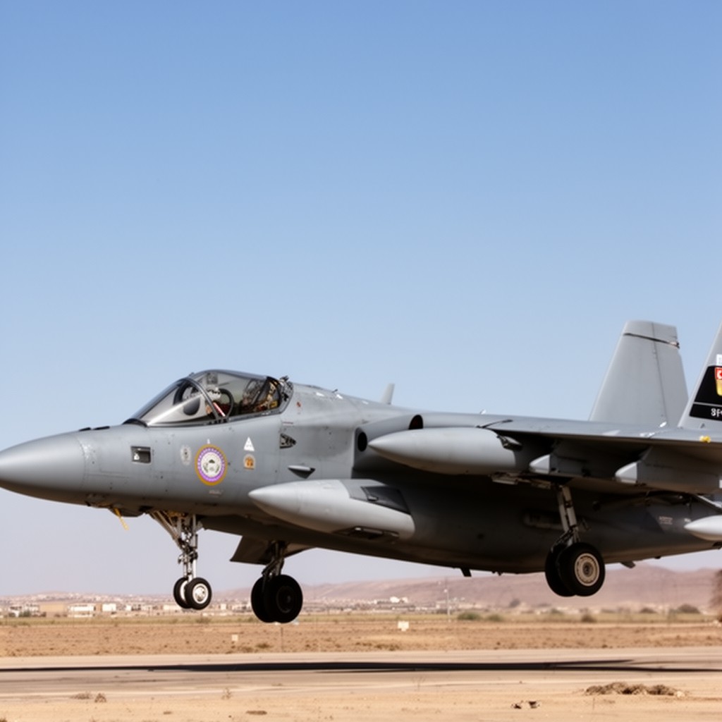 AI-generated illustration of Egyptian Air Force