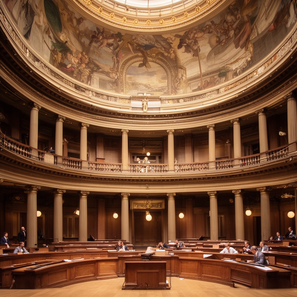 AI-generated illustration of Senate of France