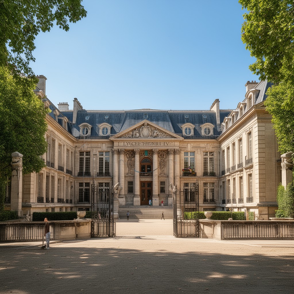 AI-generated illustration of Lycée Henri-IV