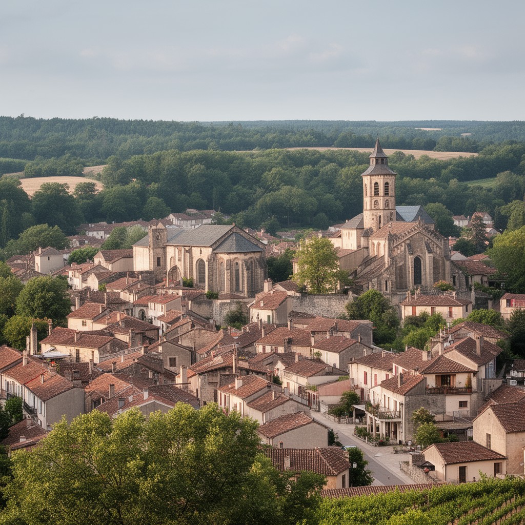 AI-generated illustration of Saône-et-Loire