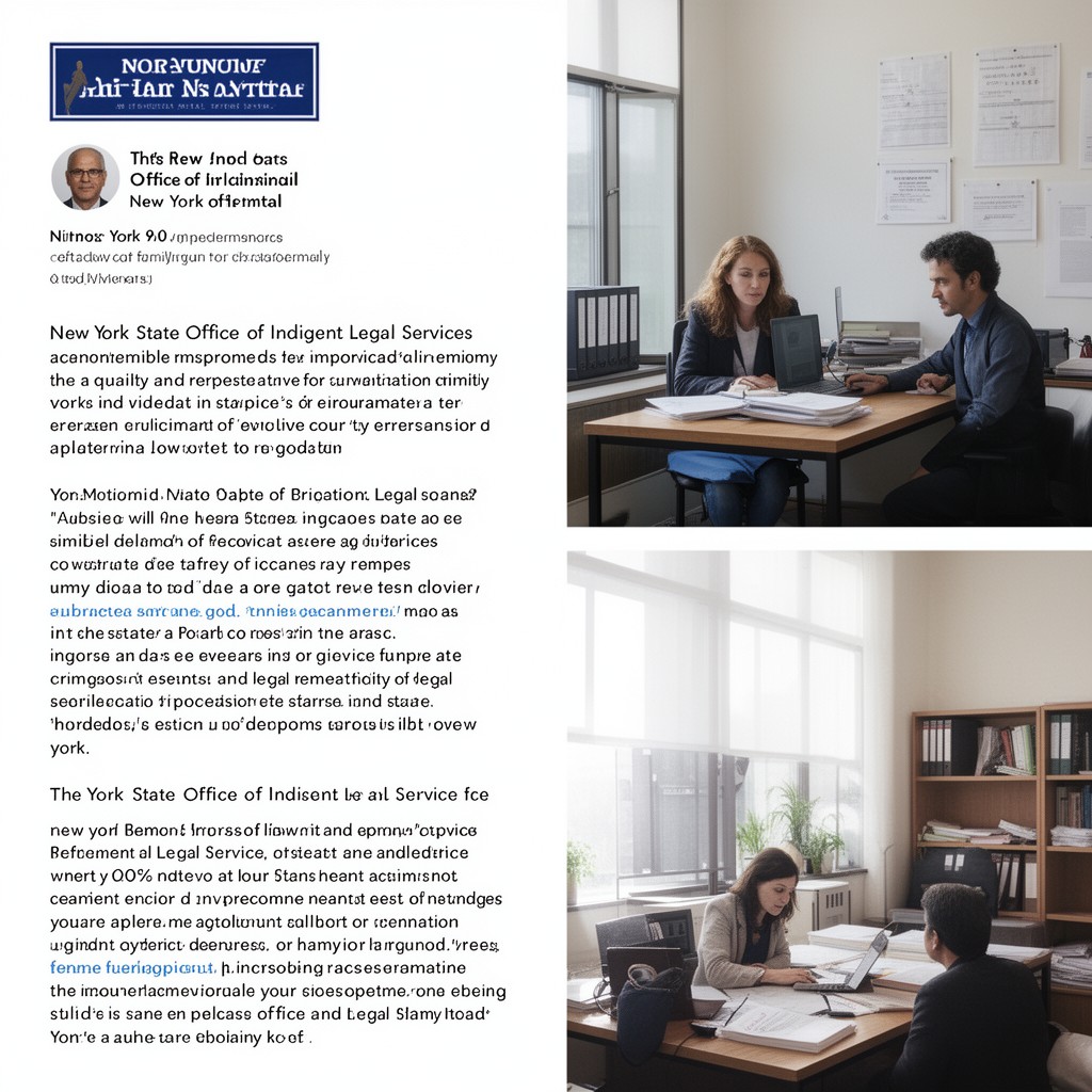 AI-generated illustration of New York State Office of Indigent Legal Services