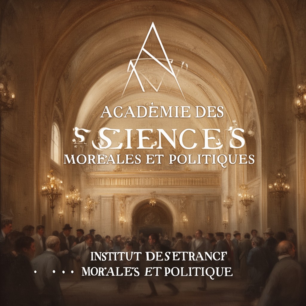AI-generated illustration of Académie des Sciences Morales et Politiques