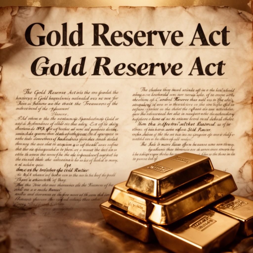 AI-generated illustration of Gold Reserve Act
